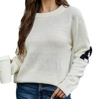 Džemperi za žene, modni pleteni pulover s dugim rukavima, Bluza, ženski široki džemperi, vrhovi