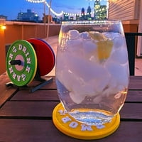 Wiueurtly tanjuri prostirki kutni blagovaonski stol postavljen u piću okrugli akrilni ravna toplina lagana glatka