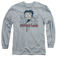 Betty Boop - Zombie Pinup - košulja s dugim rukavima - X -velika