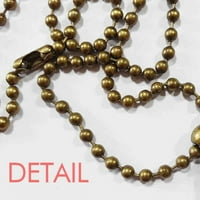 Izgubljeni naslovi vijesti modna ogrlica s ključem Art Deco privjesak nakit za par
