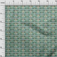 Pletena tkanina od rajona u obliku platna i cvjetnog bloka širine dvorišta