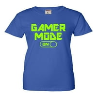 Womens Gamer Način na smiješnoj majici za igre