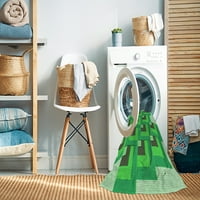 Ahgly Company stroj za pranje unutarnjih kvadratnih prijelaznih prostirki, 3 'kvadrata