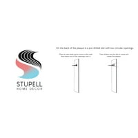 Stupell Industries Trendy Unicorn Pool Ring uzorak Upscale Glam Graphic Art Umjetnost Umjetnička umjetnost, dizajn