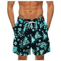 Donje Hlače Za plažu, modne muške havajske kratke hlače za plažu s naramenicama, sportske casual kratke hlače,