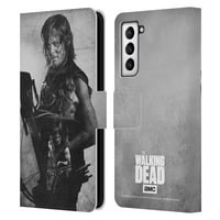 Dizajni slučaja glave službeno licencirani AMC The Walking Dead Double Exposure Daryl Leather Book Cover Cover