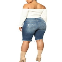Ženske Mini hlače u donjem dijelu s patentnim zatvaračem, kratke hlače u nevolji, ženske casual traperice, modne