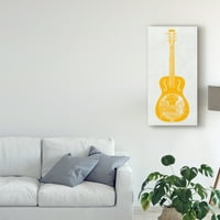 Zaštitni znak likovne umjetnosti 'Kolekcionar gitare IV' Canvas Art by Kevin Wade Inge