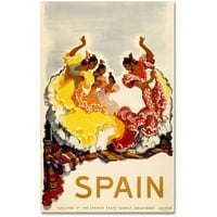Zaštitni znak likovna umjetnost Španjolska, žene koje plešu Canvas Art