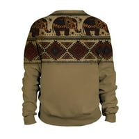 Majica s kapuljačom s kapuljačom za muškarce džemper s izrezom u obliku slova A. 3. digitalni tisak ovratnik s