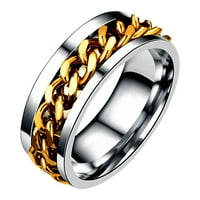 set otvarača za boce s prstenom za okretanje lanca titan prsten otvarač za boce zlato s prstenom